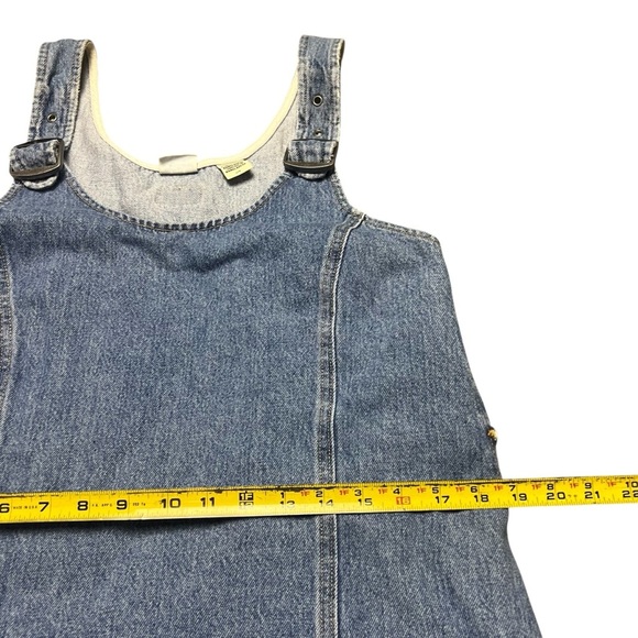 Levi's Aly Denim Jumper Jean Dress Medium Wash Size Large - Picture 6 of 7